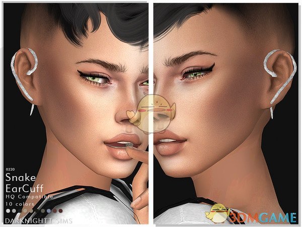 《模拟人生4》女性蛇形耳环MOD
