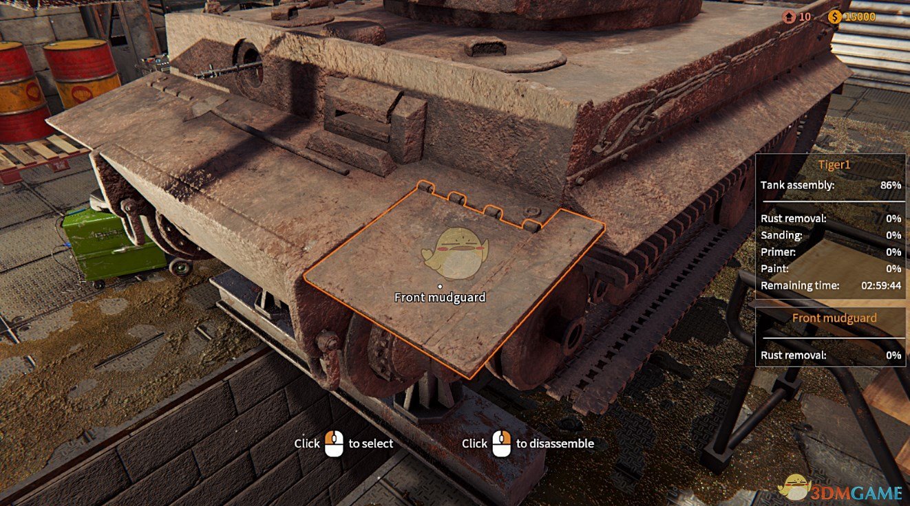 《坦克维修模拟》外包流核心玩法介绍