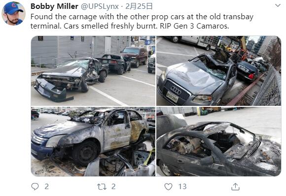 《黑客帝国4》剧组完成在旧金山的爆炸场景拍摄