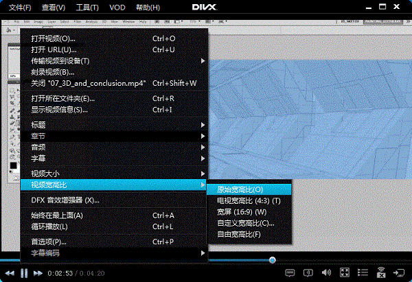 《DivX》视频解码器