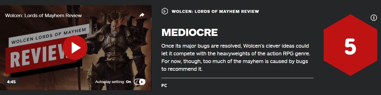 《破坏领主》IGN评分5分 Bug太多了无法通关