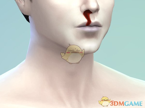 《模拟人生4》鼻血脸部涂装MOD