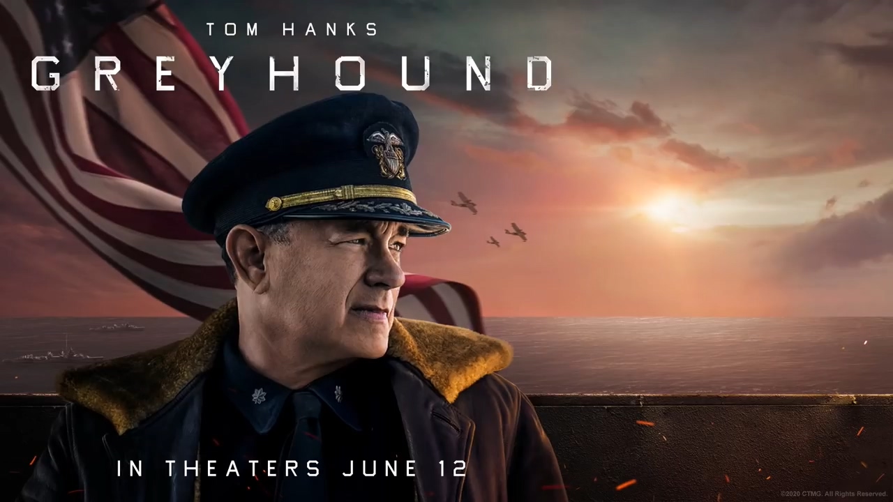 汤姆·汉克斯二战巨制《灰猎犬号》正式预告 6月上映