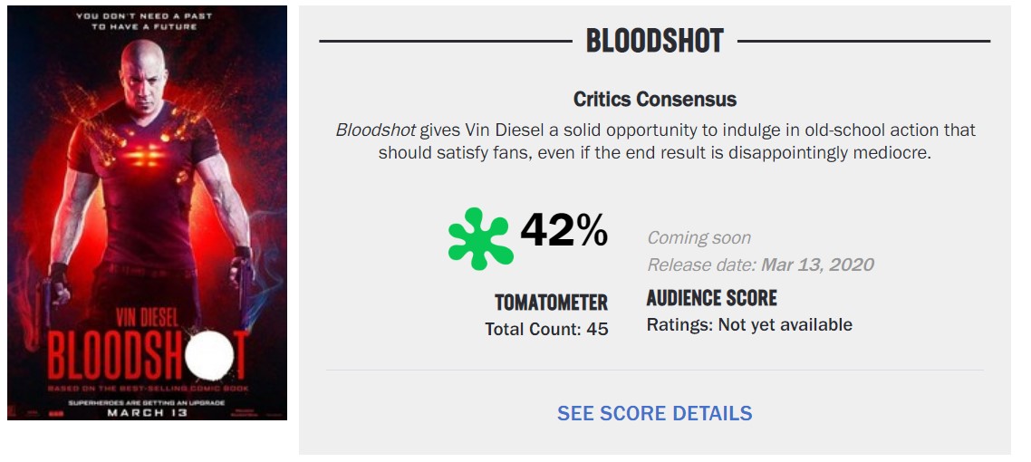《喋血战士》IGN 6分：一部风靡一时的范·迪塞尔电影