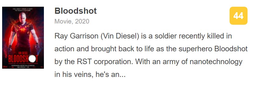 《喋血战士》IGN 6分：一部风靡一时的范·迪塞尔电影