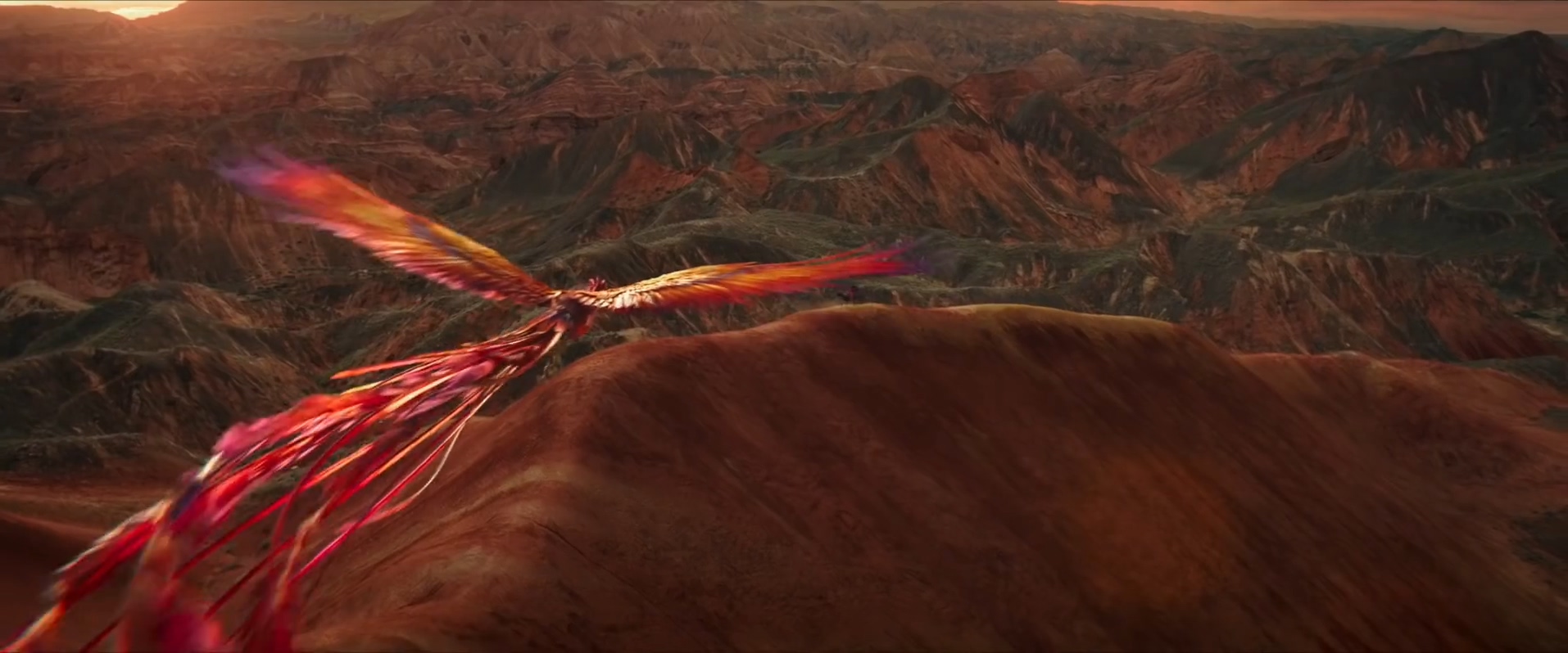 迪士尼《花木兰》战斗篇预告公开 凤凰飞过镜头