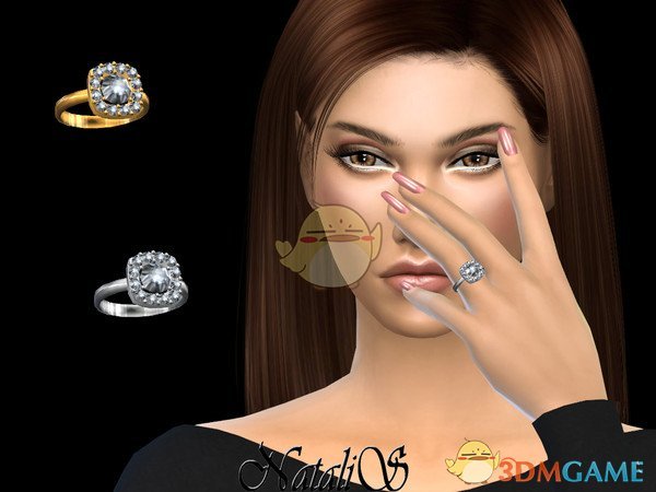 《模拟人生4》方形钻石戒指MOD