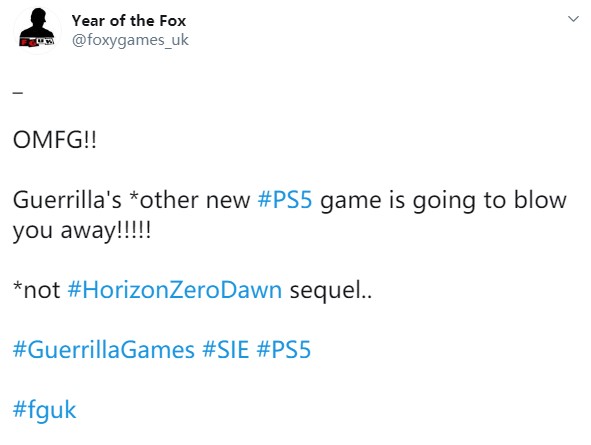Guerrilla或正挨制1款PS5新做 并出有是《天仄线：拂晓时分2》