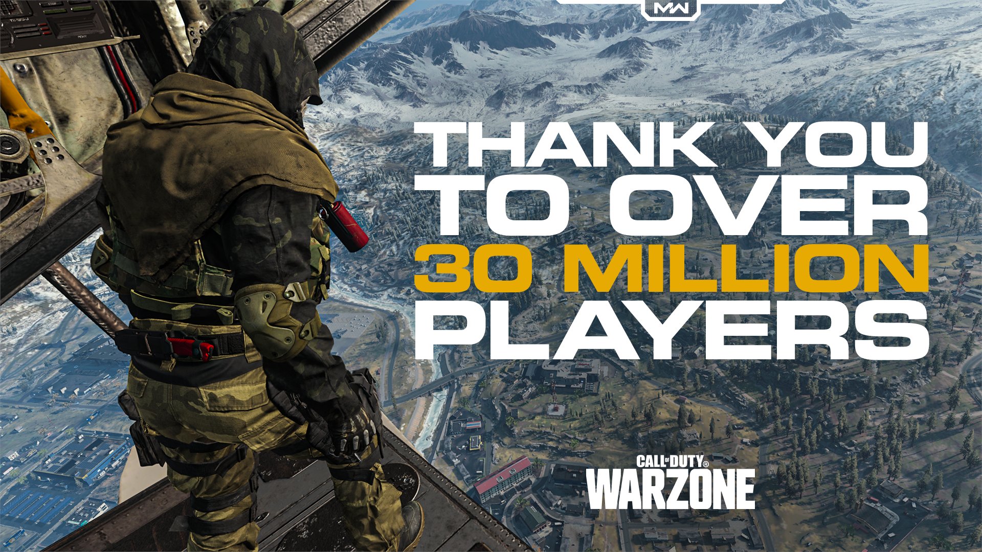 《使命召唤：战区》玩家破3000万 仅用了十天时间