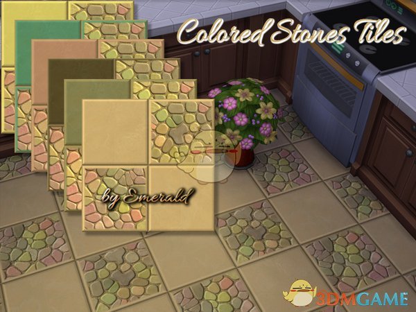 《模拟人生4》彩色瓷砖地板MOD