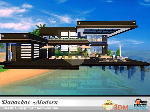 《模拟人生4》现代的海边住宅MOD