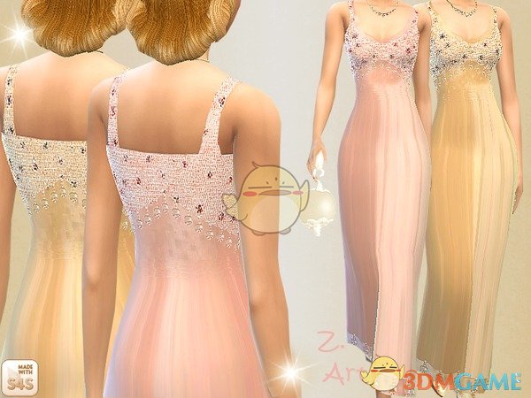 《模拟人生4》美丽珍珠连衣裙MOD