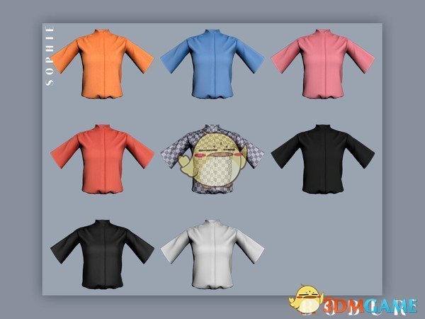 《模拟人生4》女性的简洁衬衫MOD