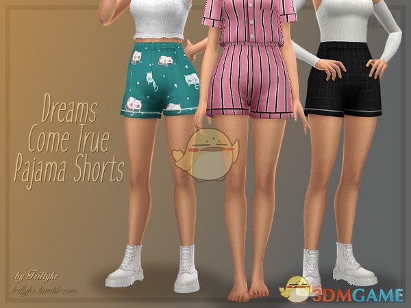 《模拟人生4》女性夏季可爱短裙MOD