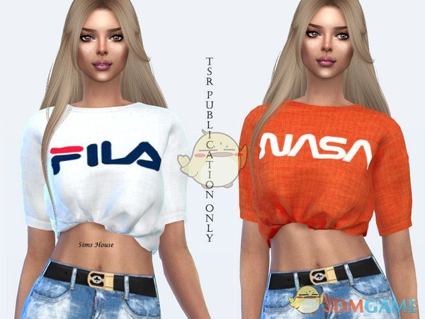 《模拟人生4》夏季露腹上衣MOD