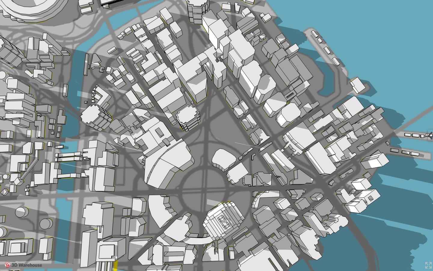 粉丝自制《赛博朋克2077》3D地图模型 展示夜之城