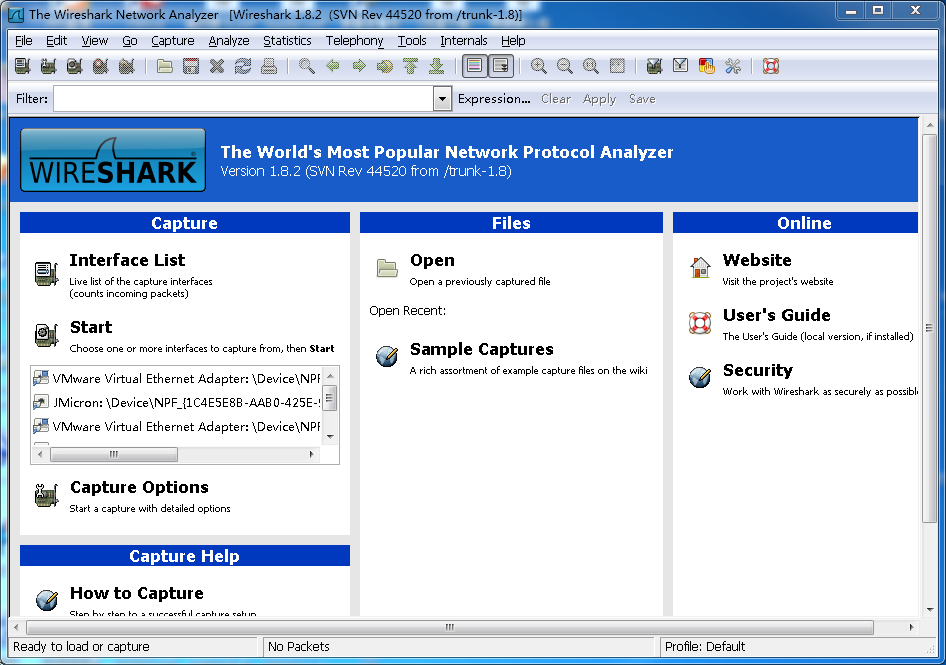 《Wireshark抓包分析工具》官方版