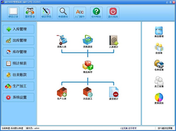 《绿叶MRP管理系统》官方版