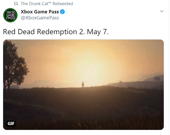 微软：《荒野大镖客2》将于5月7日上线XGP
