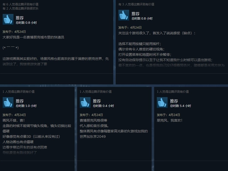 《云端朋克》现已9折优惠发售 Steam评价“特别好评”
