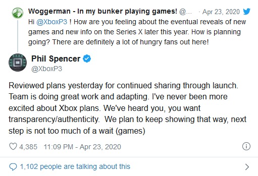 Xbox负责人透露Xbox X游戏揭晓日期不会太远