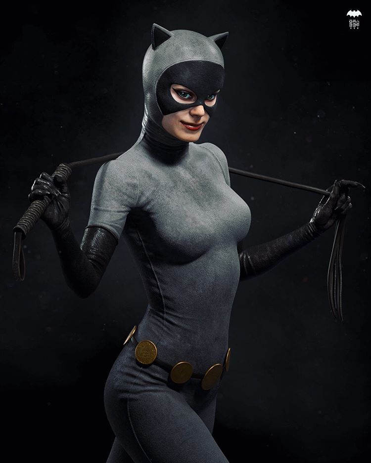 战神艺术总监绘制《蝙蝠侠》角色形象图 效果超赞