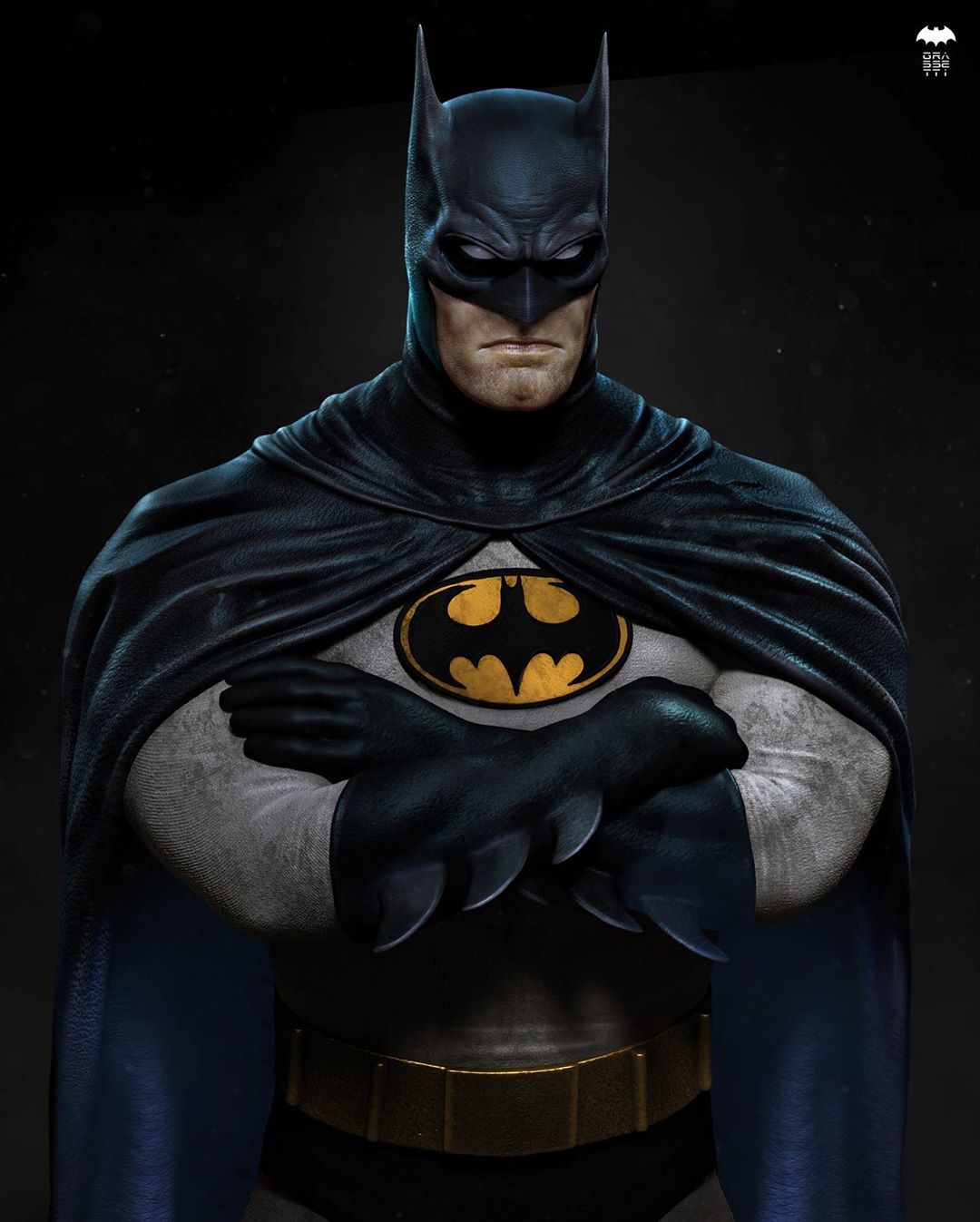 战神艺术总监绘制《蝙蝠侠》角色形象图 效果超赞