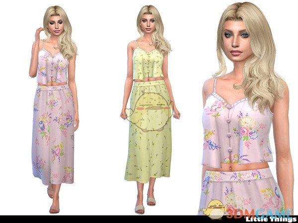 《模拟人生4》女性印花休闲服装MOD