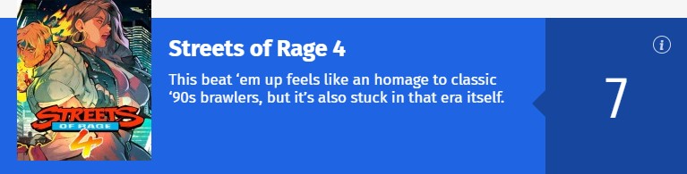 经典再续《怒之铁拳4》IGN评分7分 M站均分83