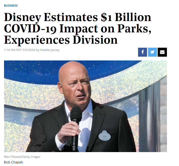 肺炎导致迪士尼乐园损失10亿美元 上海迪士尼下周开门
