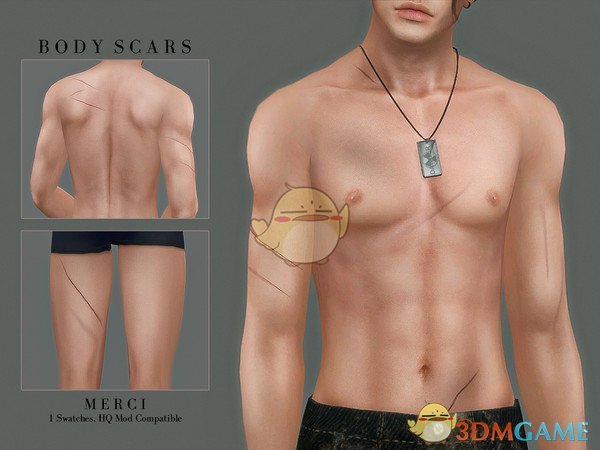 《模拟人生4》身体疤痕MOD