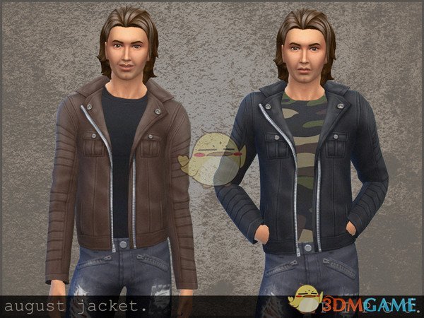 《模拟人生4》男士秋季夹克MOD