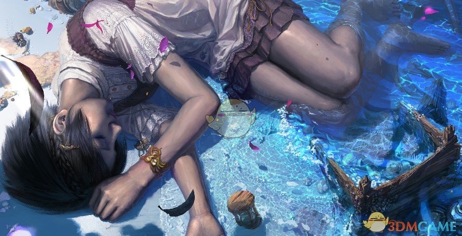 《Wallpaper Engine》涟漪的摇篮曲 - 海滩女生动态壁纸