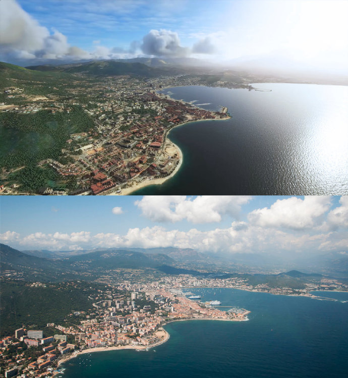 《微软飞行模拟》玩家分享新图：分不清现实和游戏
