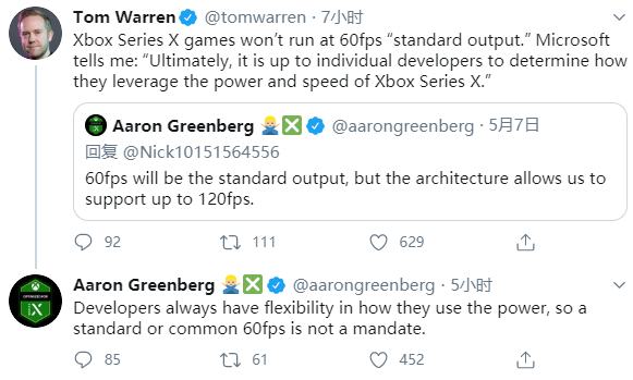 Xbox市场主管回应60帧之争：画里帧数由开支者决意