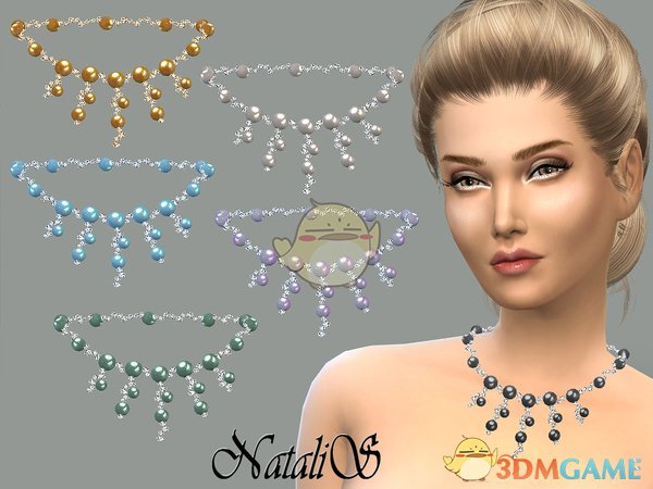 《模拟人生4》女款钻石珍珠项链MOD