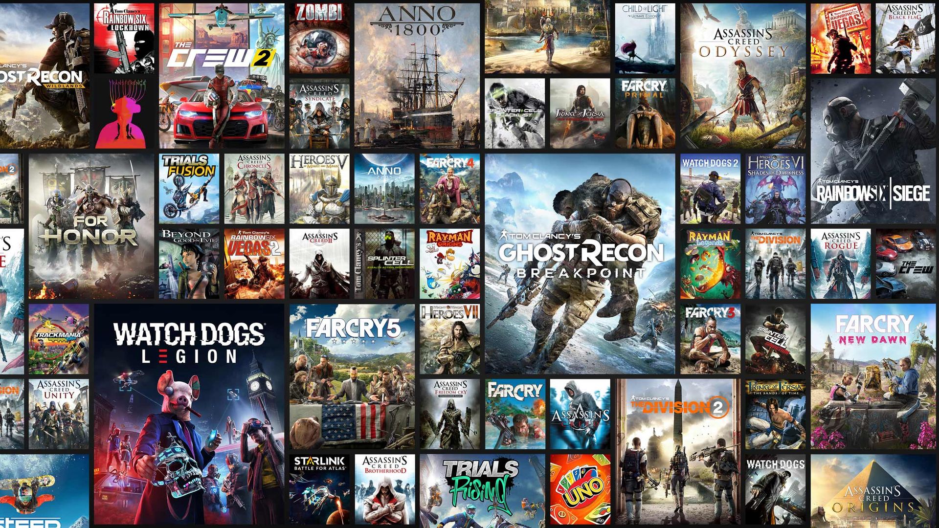 育碧十分自大 旗下11款本世代游戏销量超万万份