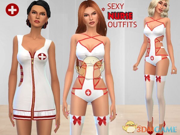 《模拟人生4》性感的护士装MOD