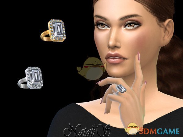 《模拟人生4》正方形钻石戒指MOD