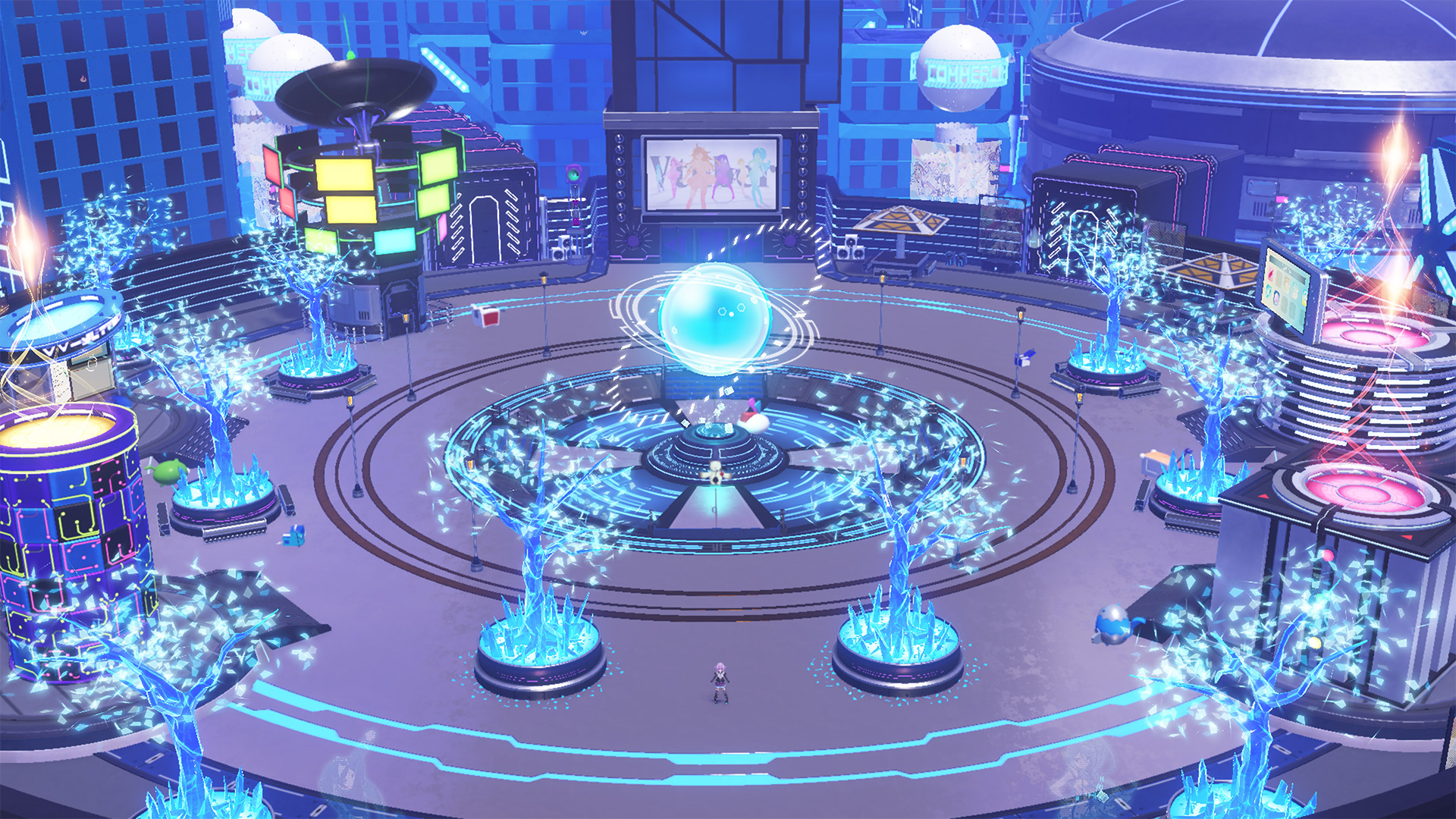 《海王星》系列新作《VVVtunia》新要素：神圣广场变成商业区！