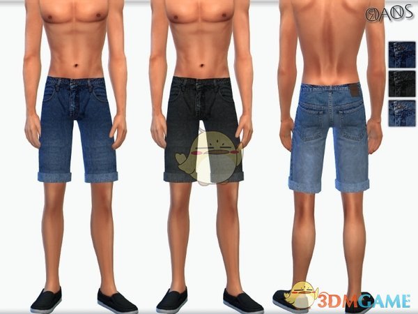 《模拟人生4》男款夏季清凉中裤MOD