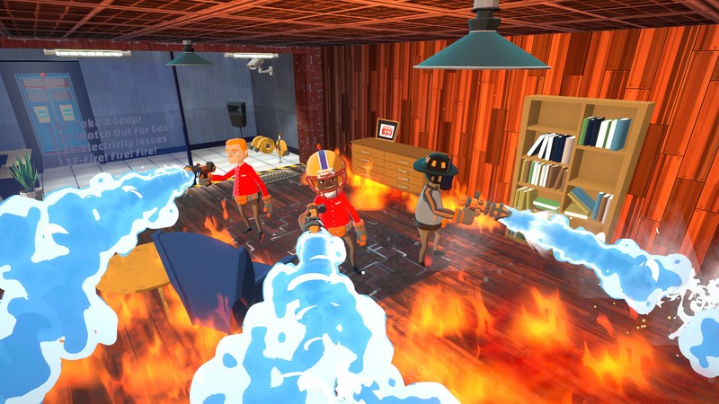 多人合作共享消防模拟游戏《灭火先锋》于今日登陆Steam 抢鲜体验版块和Stadia平台