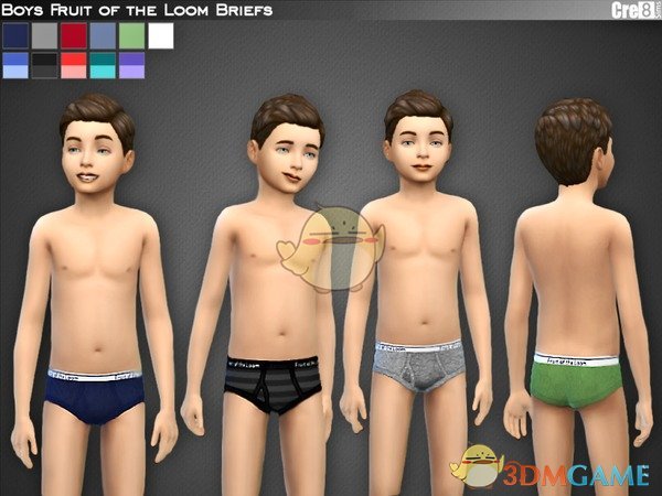 《模拟人生4》小男孩泳裤MOD