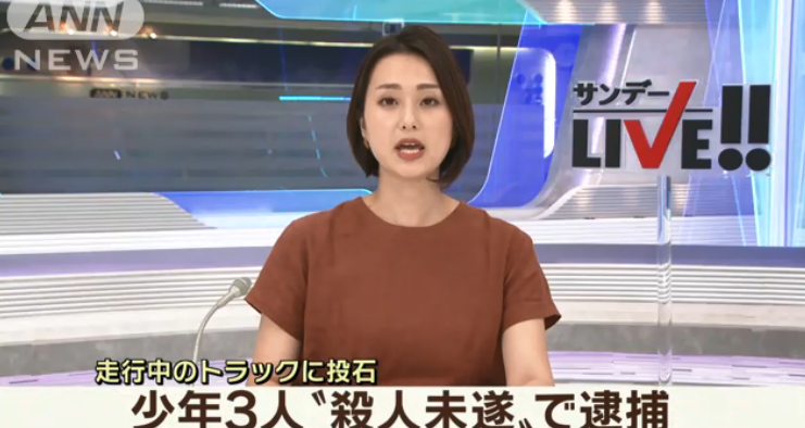日本19岁少年天桥扔水泥块砸车被捕 网友热议暴力游戏影响