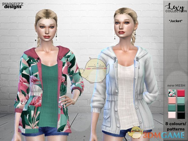 《模拟人生4》女款时尚夹克MOD