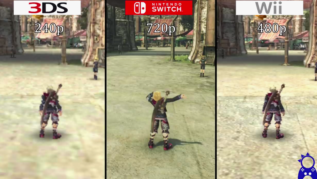 一目了然！《异度神剑：终极版》Switch·Wii·3DS三版对比演示