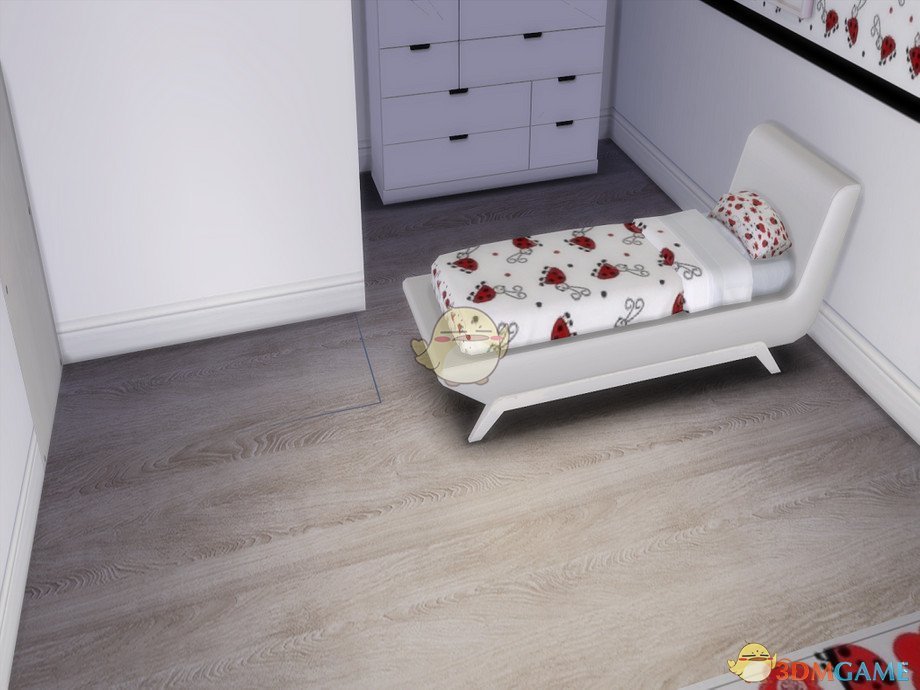 《模拟人生4》小孩可爱瓢虫床MOD