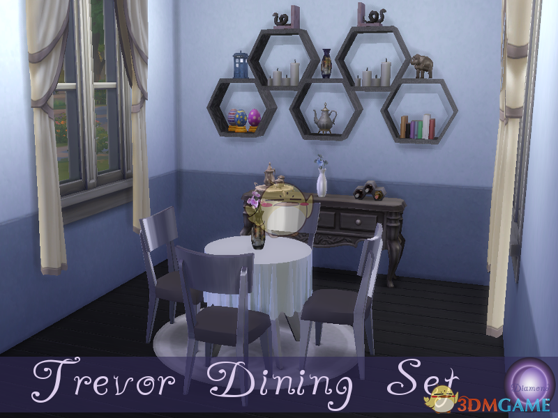 《模拟人生4》复古的餐厅家具MOD
