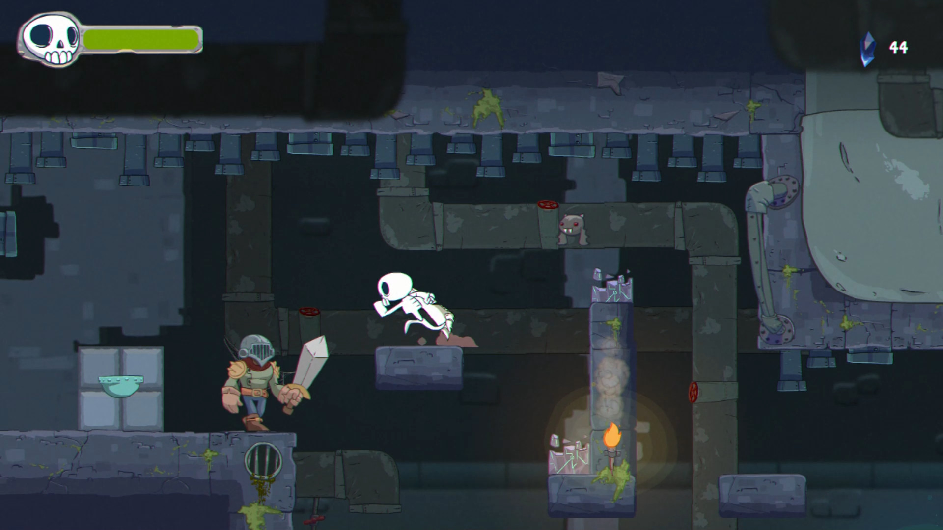 化身骷髅对抗人类 动作游戏《Skelattack》登陆全平台