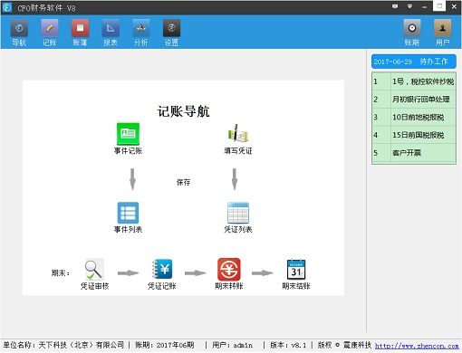 《CFO智能财务软件》最新版